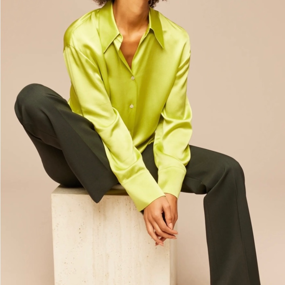 NWT VINCE SILK BLOUSE